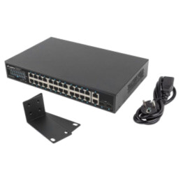 Switch Ethernet; IEC C14,RJ45 soclu x26; Gigabit Ethernet; 250m