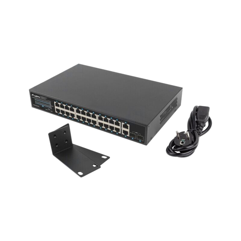Switch Ethernet; IEC C14,RJ45 soclu x26; Gigabit Ethernet; 250m