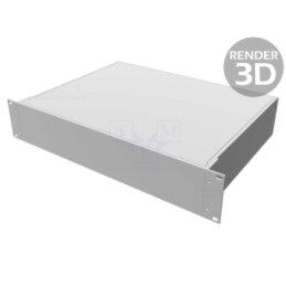 Carcasă: stand de montare; Standard: 19"; 2U; Z: 89mm; X: 422mm; rack