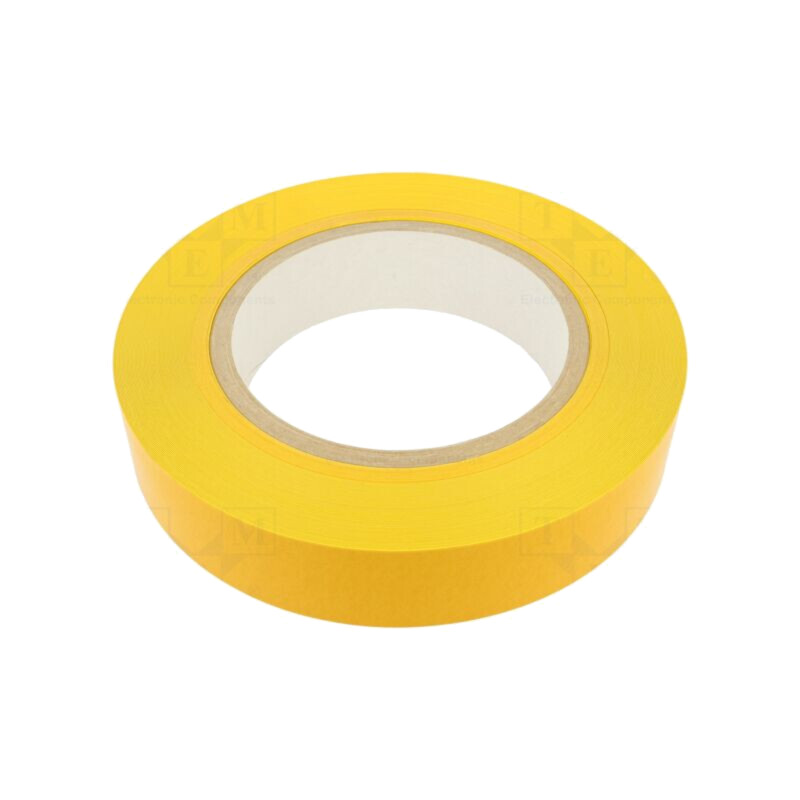 Bandă: de marcare; galbenă; L: 50m; W: 50mm; autoadeziv; PVC Bandă: de marcare; galbenă; L: 50m; W: 50mm; autoadeziv; PVC