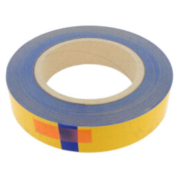 Bandă: de marcare; albastră; L: 50m; W: 50mm; autoadeziv; PVC