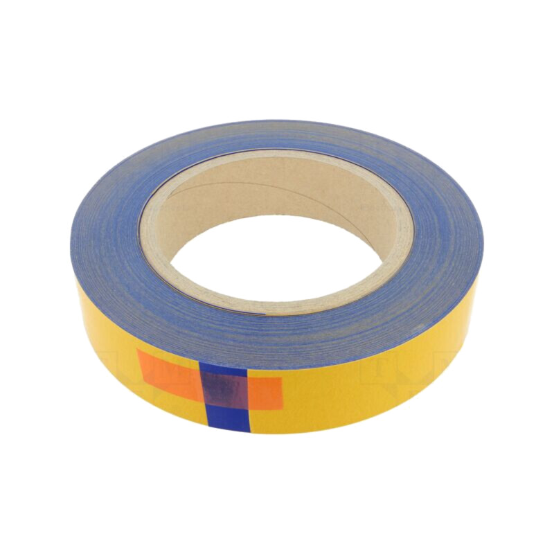 Bandă: de marcare; albastră; L: 50m; W: 50mm; autoadeziv; PVC