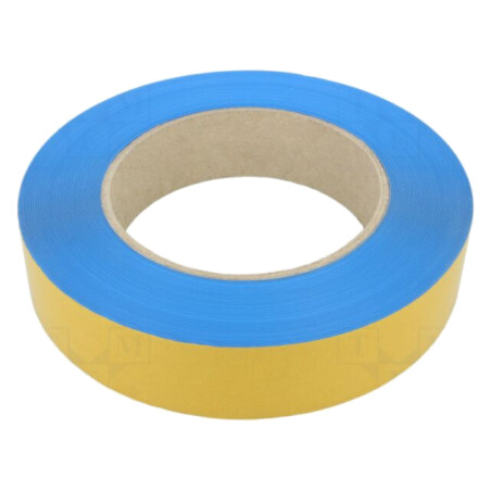Bandă: de marcare; albastru deschis; L: 50m; W: 50mm; autoadeziv