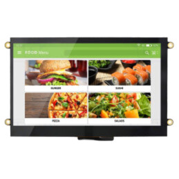 Afişaj: TFT; 7"; 800x480; Ilum: LED; Dim: 180x104x18,25mm; RGB; 5VDC