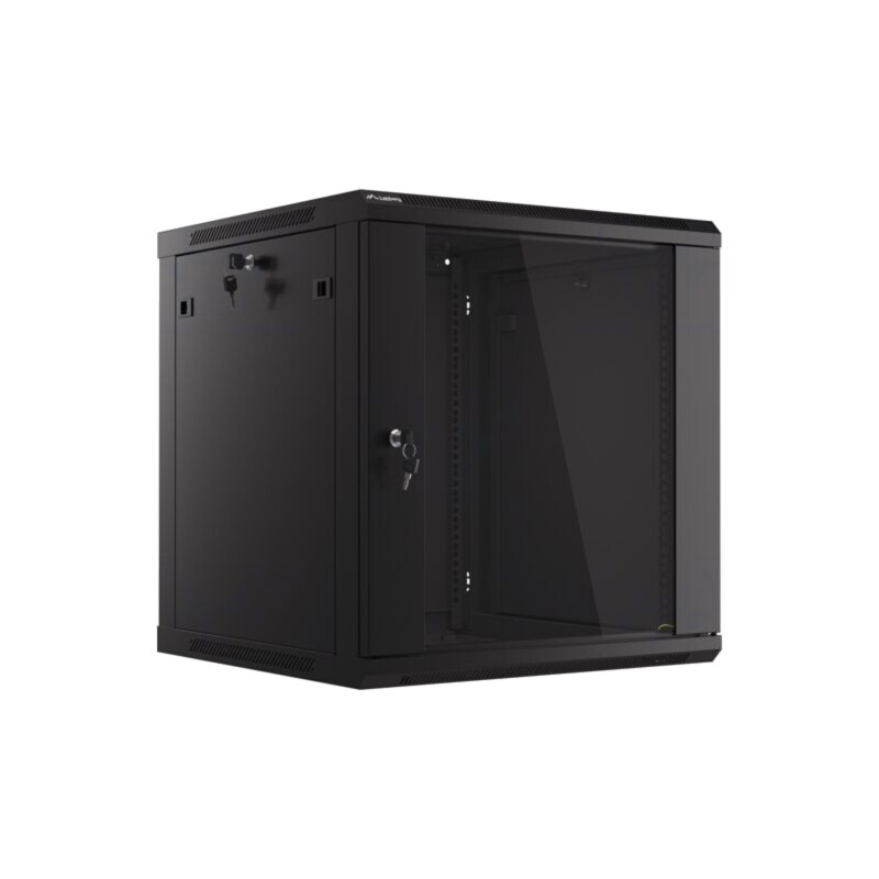 Carcasă: tablou rack; Standard: 19"; 12U; neagră; Z: 600mm; X: 600mm