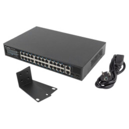 Switch Ethernet; IEC C14,RJ45 soclu x26; Gigabit Ethernet; 250m