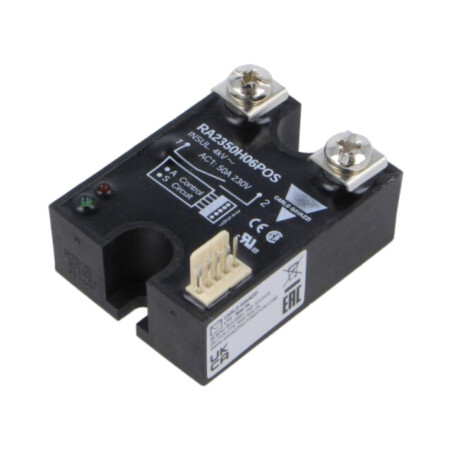 Releu: semiconductor; Ucom: 20÷32VDC; 25A; 170÷250VAC; RGS..S