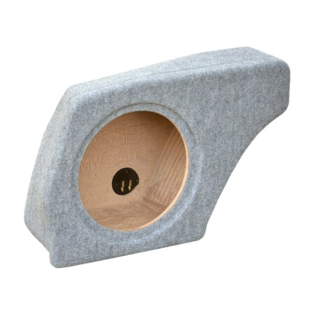 Carcasă difuzor; MDF; melanj gri; ţesătură; 300mm; Frezare: 324mm