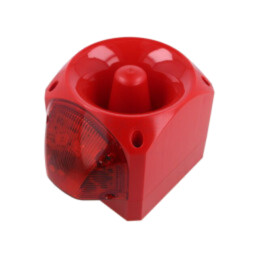 Semnalizator: luminos şi acustic; 10÷60VDC; sirenă,lumină flash
