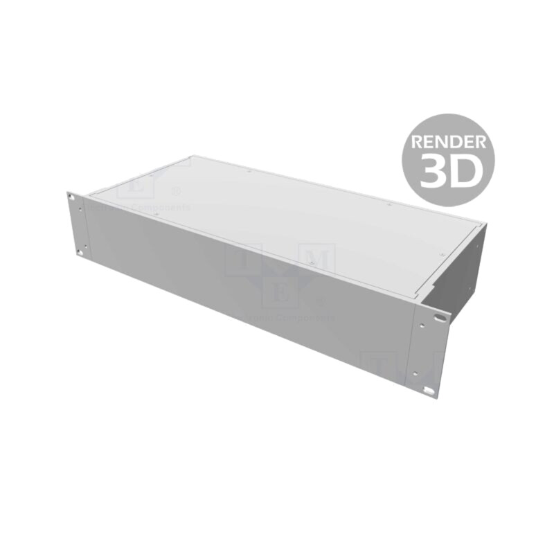 Carcasă: stand de montare; Standard: 19"; 2U; Z: 89mm; X: 422mm; rack