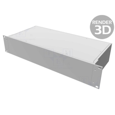 Carcasă: stand de montare; Standard: 19"; 2U; Z: 89mm; X: 422mm; rack