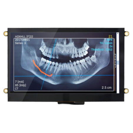 Afişaj: TFT; 7"; 800x480; Ilum: LED; Dim: 180,1x104x16,65mm; RGB
