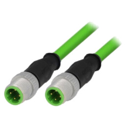 Cablu: pentru senzori/automatizări; PIN: 4; mufă; 10m