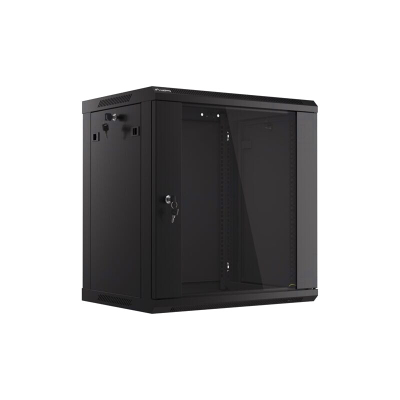 Carcasă: tablou rack; Standard: 19"; 12U; neagră; Z: 450mm; X: 600mm
