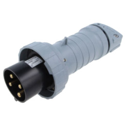 Conector: alimentare AC trifazate; IP&S; 63A; 500VAC; mufă; tată