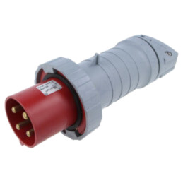 Conector: alimentare AC trifazate; IP&S; 63A; 460V; mufă; tată