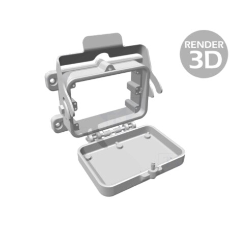 Enclosure for connectors: HDC; size 48B (2 x 24B); Han