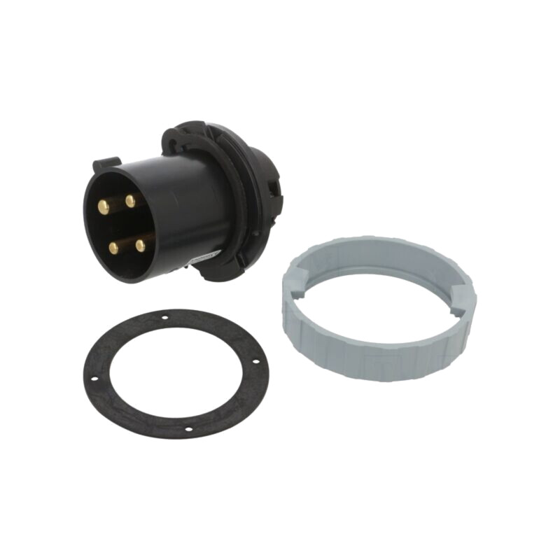 Conector: alimentare AC trifazate; IP&S; 63A; 500VAC; soclu; tată