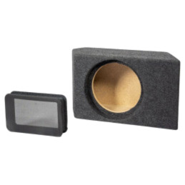 Carcasă difuzor; MDF; melanj negru; ţesătură; 250mm; BMW; 17l