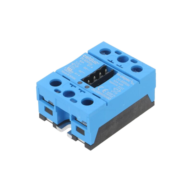 Releu: semiconductor; Ucom: 8÷30VDC; 50A; 24÷510VAC; SOB; 2-fazat Releu: semiconductor; Ucom: 8÷30VDC; 50A; 24÷510VAC; SOB; 2-fazat