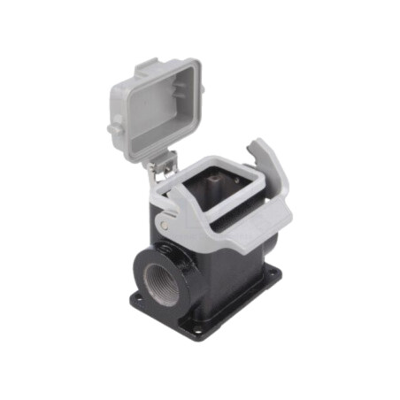Enclosure for connectors: HDC; size 6B; Han® M; IP65; with latch