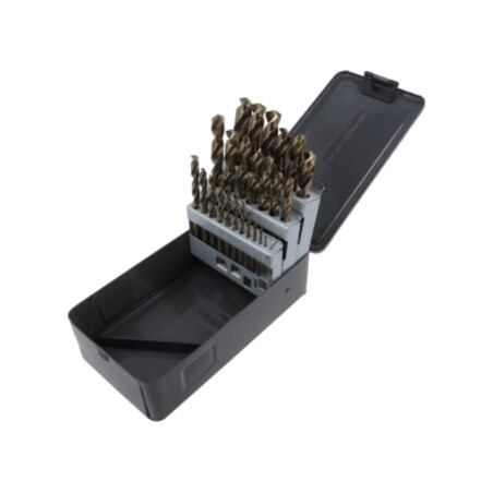 Set de burghie; pt.metal; oţel rapid cu cobalt HSS-Co; 25buc.