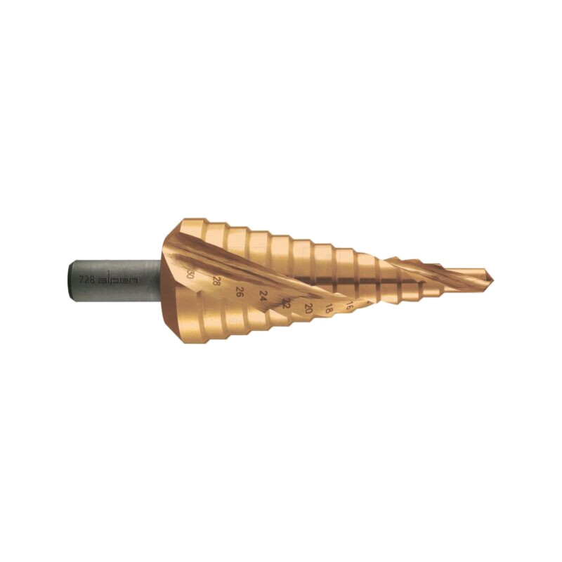 Burghiu; pt.metal,graduale,conic; oţel rapid cu cobalt HSS-Co