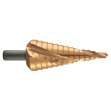 Burghiu; pt.metal,graduale,conic; oţel rapid cu cobalt HSS-Co