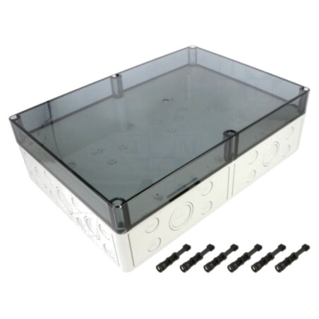 Carcasă: universală; X: 254mm; Y: 361mm; Z: 111mm; TK PC; gri; IP66
