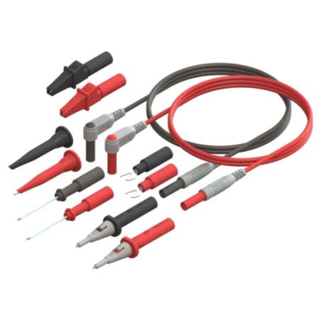 Set de cabluri şi adaptoare; 3A,5A,10A; neagră,roşie