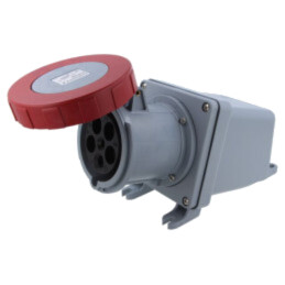 Conector: alimentare AC trifazate; soclu; mamă; 60A,63A; 415VAC