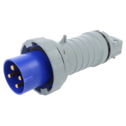 Conector: alimentare AC trifazate; IP&S; 63A; 250V; 250VAC; mufă