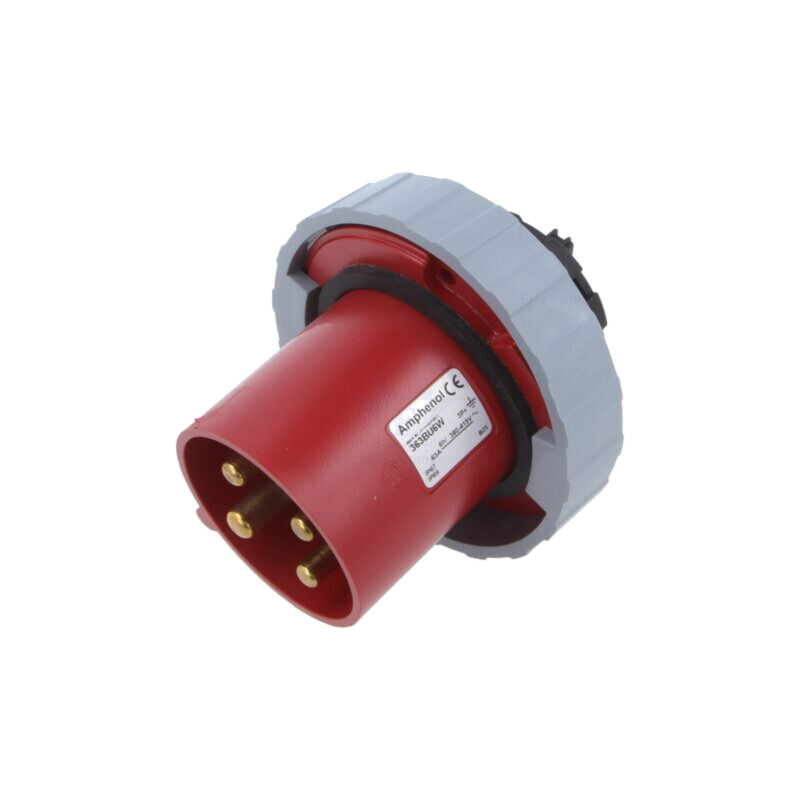 Conector: alimentare AC trifazate; IP&S; 63A; 415V; 415VAC; soclu Conector: alimentare AC trifazate; IP&S; 63A; 415V; 415VAC; soclu