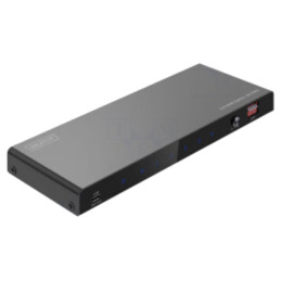 Splitter; HDCP 2.3,HDMI 2.1; neagră; Intr: DC soclu,HDMI soclu