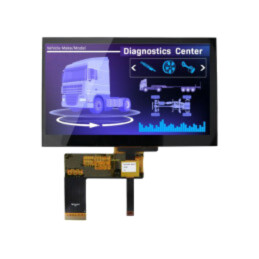 Afişaj: TFT; 7"; 800x480; Ilum: LED; Dim: 165x104x5,25mm; RGB; 3,3VDC