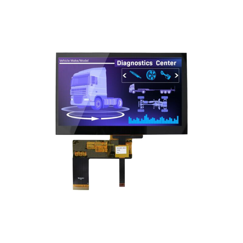 Afişaj: TFT; 7"; 800x480; Ilum: LED; Dim: 165x104x5,25mm; RGB; 3,3VDC Afişaj: TFT; 7"; 800x480; Ilum: LED; Dim: 165x104x5,25mm; RGB; 3,3VDC