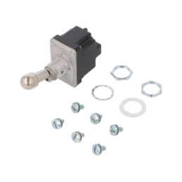 Comutator: basculant; Poz: 2; DPDT; ON-ON; 6A/230VAC; 20A/28VDC