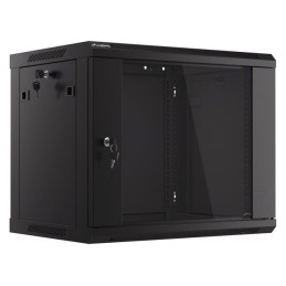 Carcasă: tablou rack; Standard: 19"; 9U; neagră; Z: 450mm; X: 600mm
