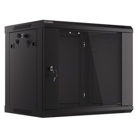Carcasă: tablou rack; Standard: 19"; 9U; neagră; Z: 450mm; X: 600mm