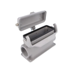 Enclosure for connectors: HDC; size 24B; Han® B; IP65; with latch