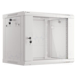 Carcasă: tablou rack; Standard: 19"; 9U; gri; Z: 450mm; X: 600mm