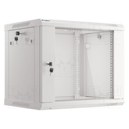 Carcasă: tablou rack; Standard: 19"; 9U; gri; Z: 450mm; X: 600mm