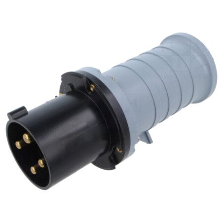 Conector: alimentare AC trifazate; IP&S; 63A; mufă; tată; PIN: 4