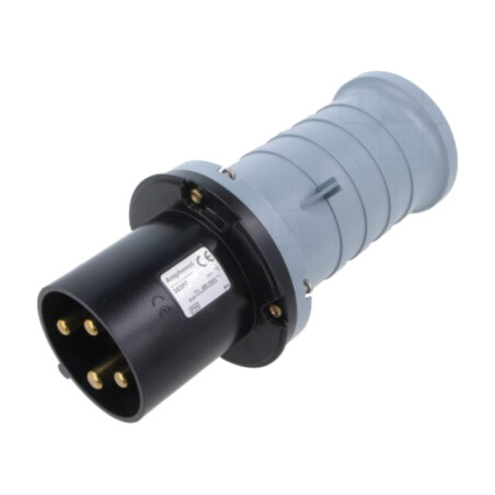 Conector: alimentare AC trifazate; IP&S; 63A; 500VAC; mufă; tată