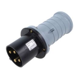 Conector: alimentare AC trifazate; IP&S; 63A; 500VAC; mufă; tată