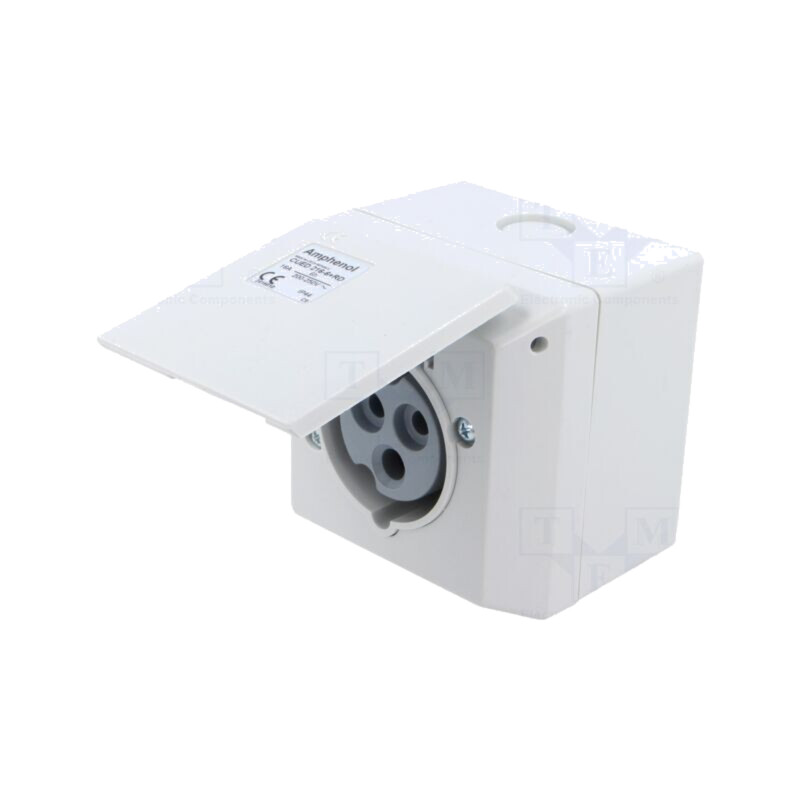 Conector: alimentare AC trifazate; IP&S; 250V; 250VAC; soclu; mamă
