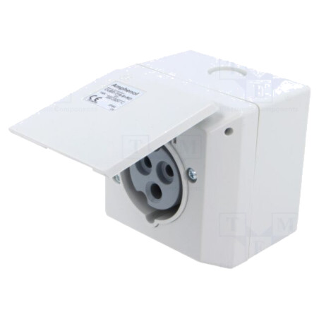 Conector: alimentare AC trifazate; IP&S; 250V; 250VAC; soclu; mamă