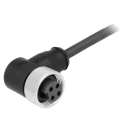 Conector: 7/8"; mufă; 10m; mamă; PIN: 4; în unghi 90°; cu cablu