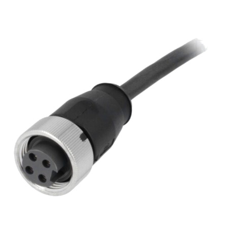 Conector: 7/8"; mufă; 10m; mamă; PIN: 4; drept; cu cablu