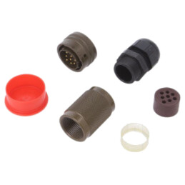 Conector: circular; mufă; pe cablu; PIN: 8; tată; cu intrare cablu